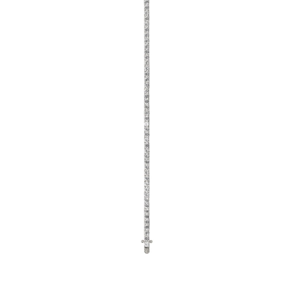Silver Tennis Bracelet with Pavé Stones - Women Jewelry Bracelet